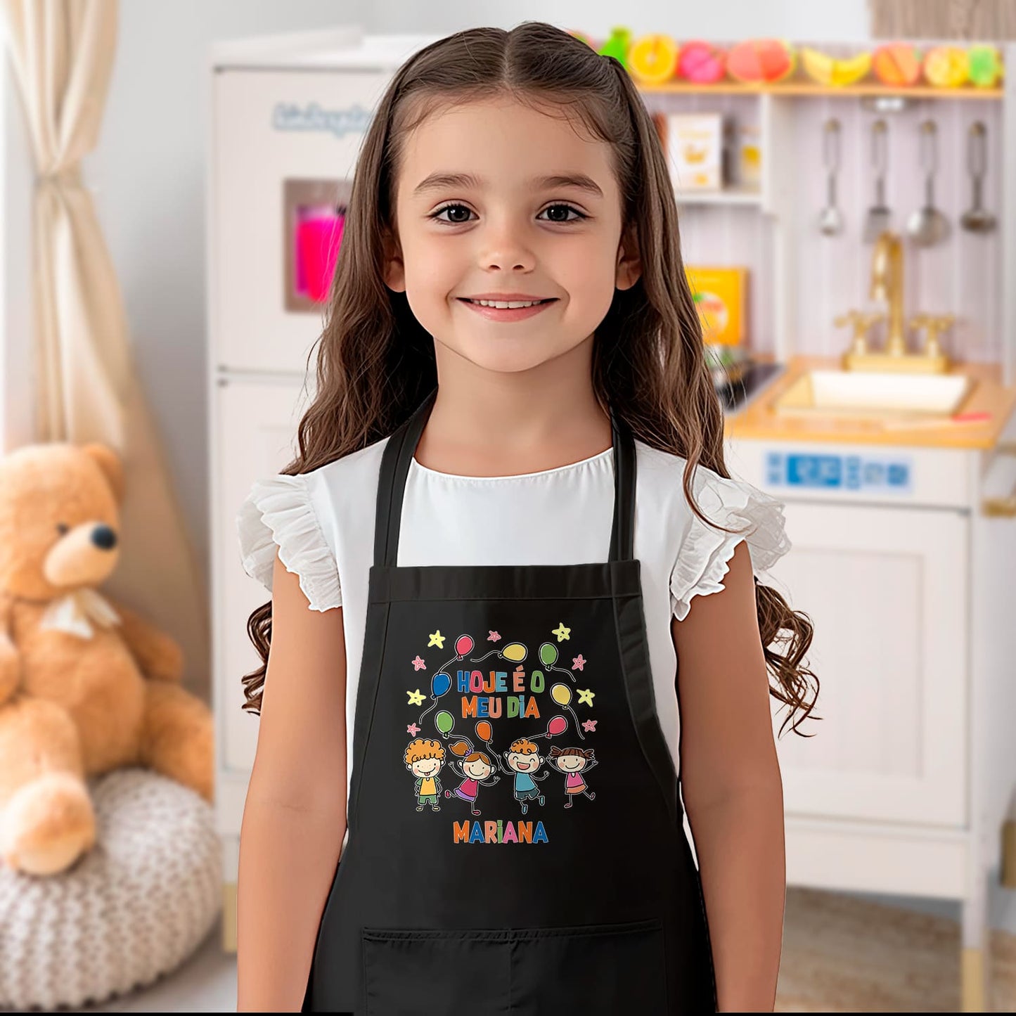 Avental "Hoje é o meu dia"