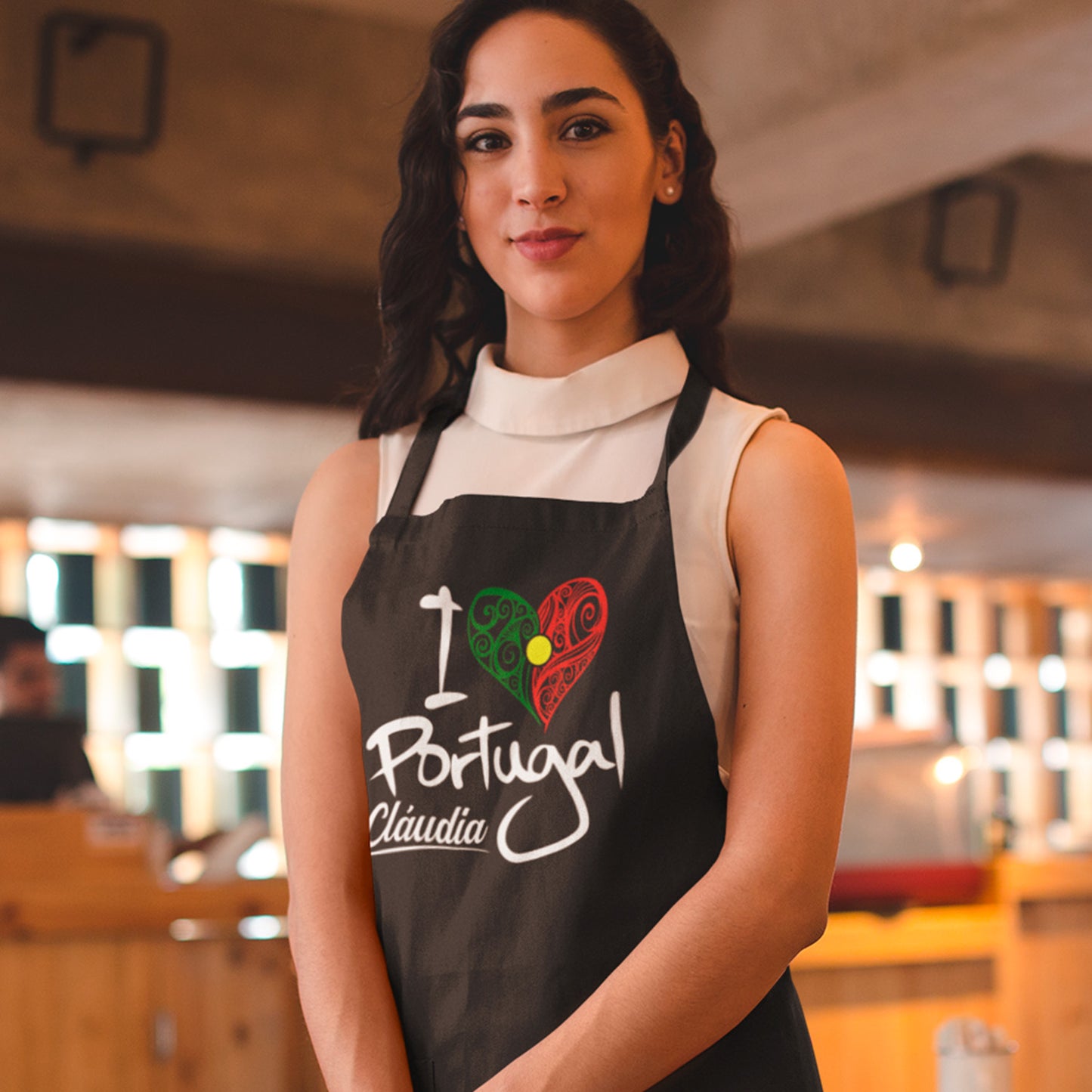 Avental e/ou Luva+Pega "I Love Portugal"