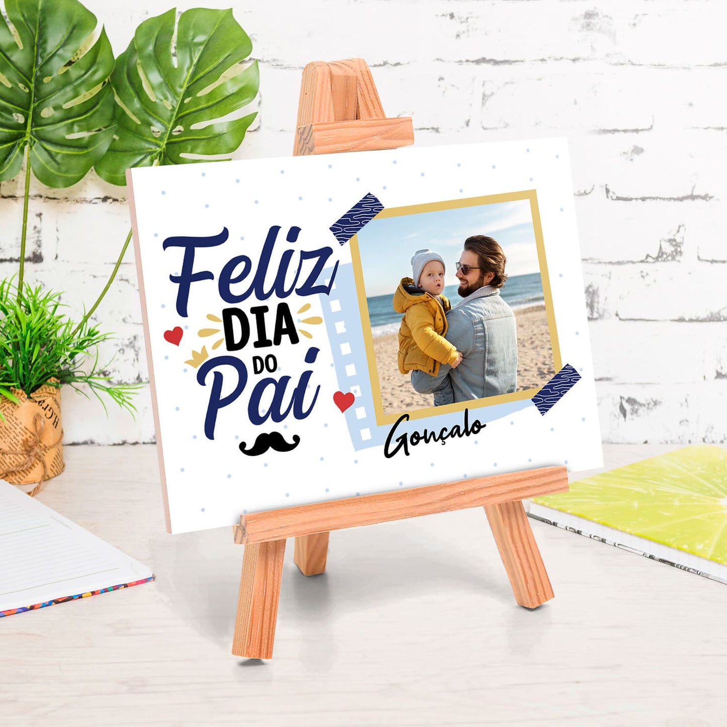 Azulejo "Feliz Dia do Pai"