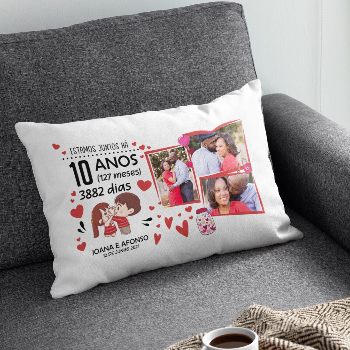 Almofada "Estamos Juntos"
