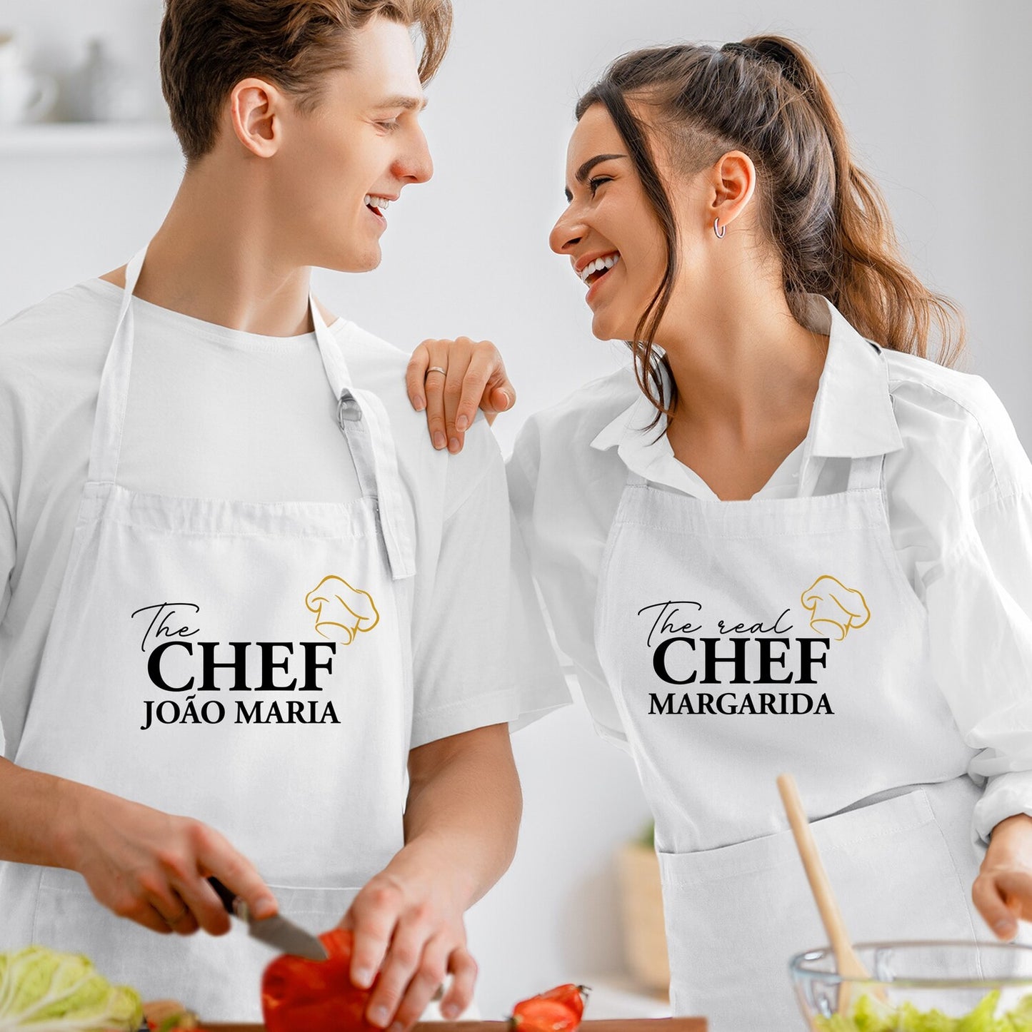 Avental(ais) "Chef - Real chef"