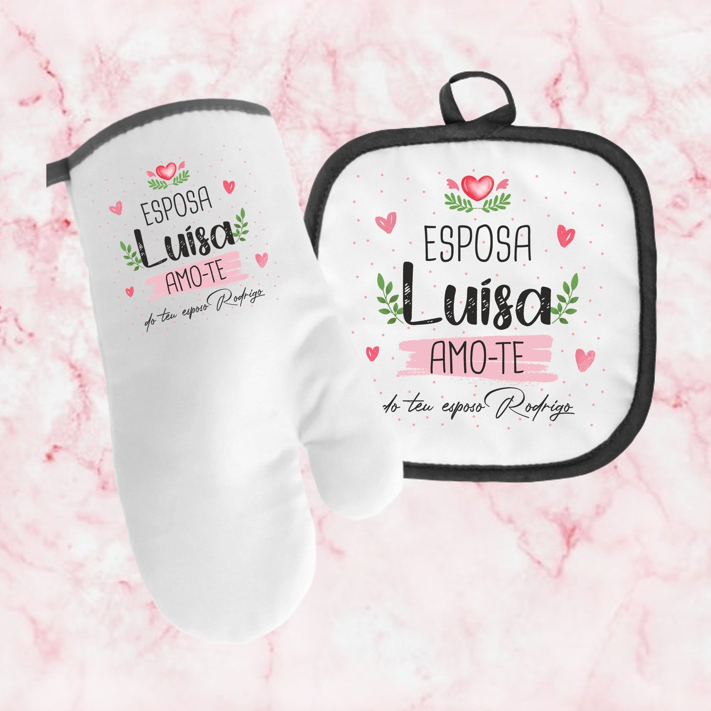 Avental "💕AMO-TE💕"