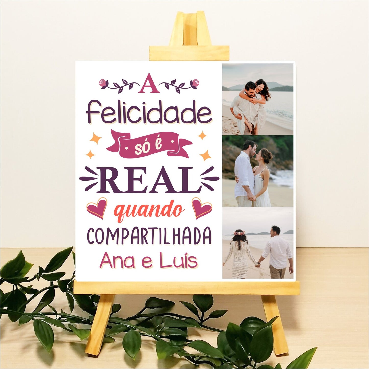 Azulejo "Felicidade Compartilhada"