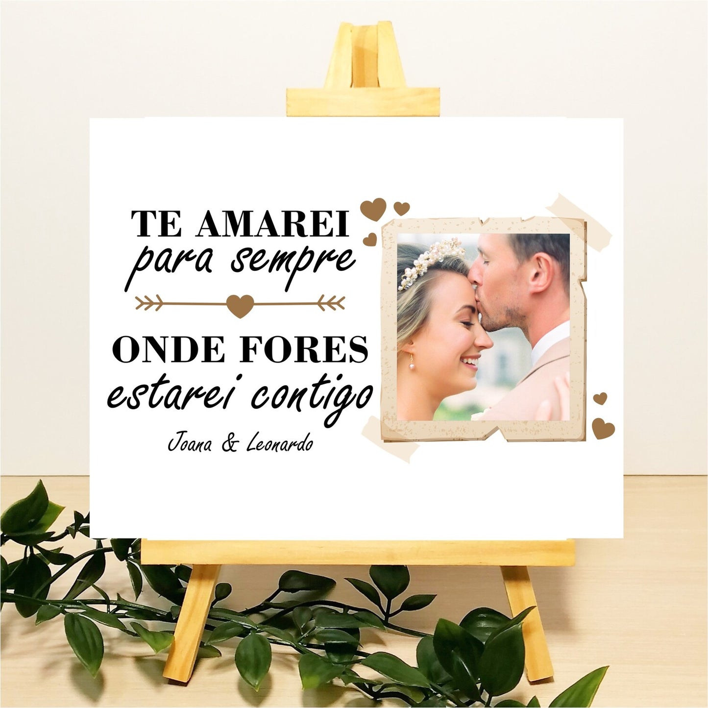 Azulejo "Onde fores estarei contigo"