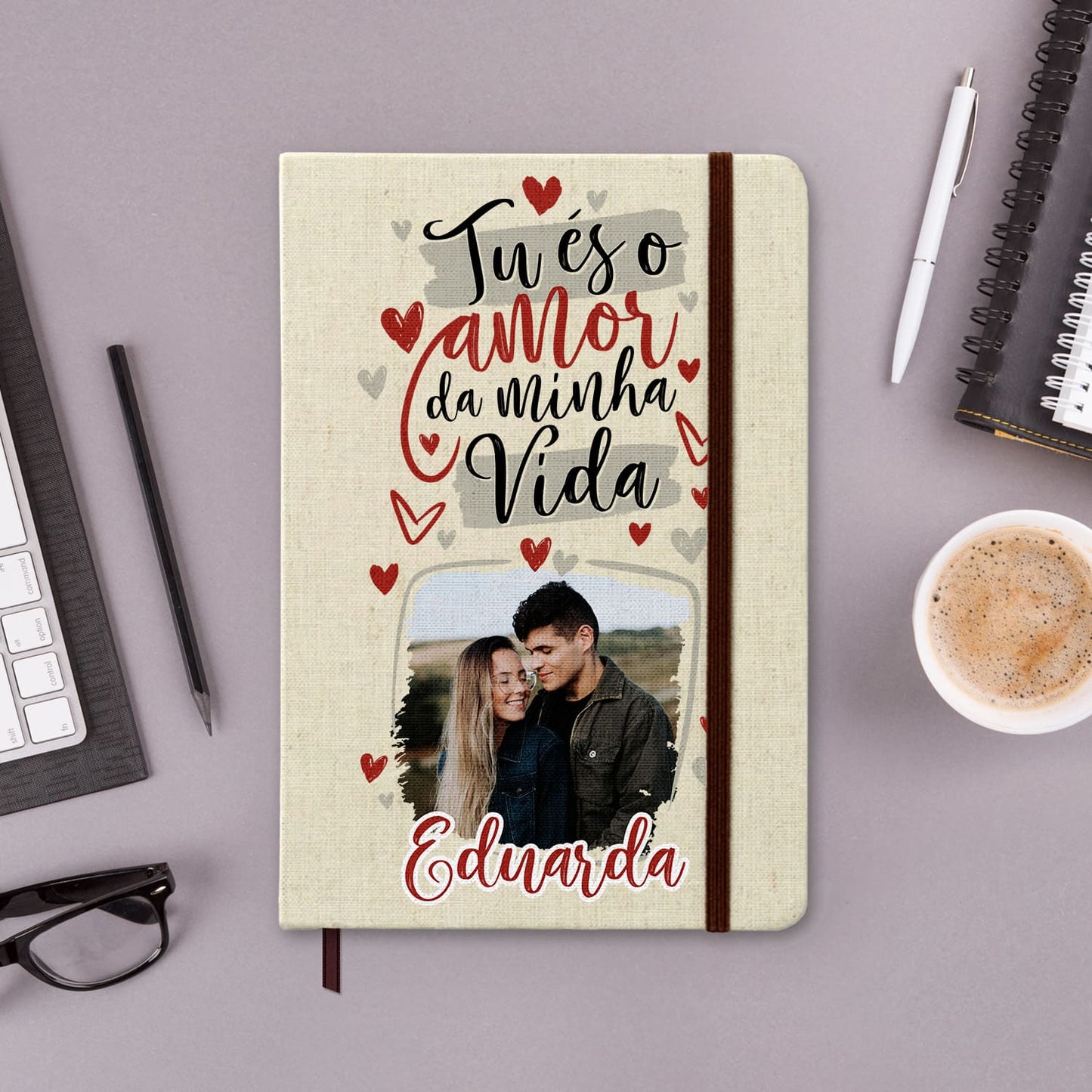 Bloco de Notas "Tu és o amor da minha vida"
