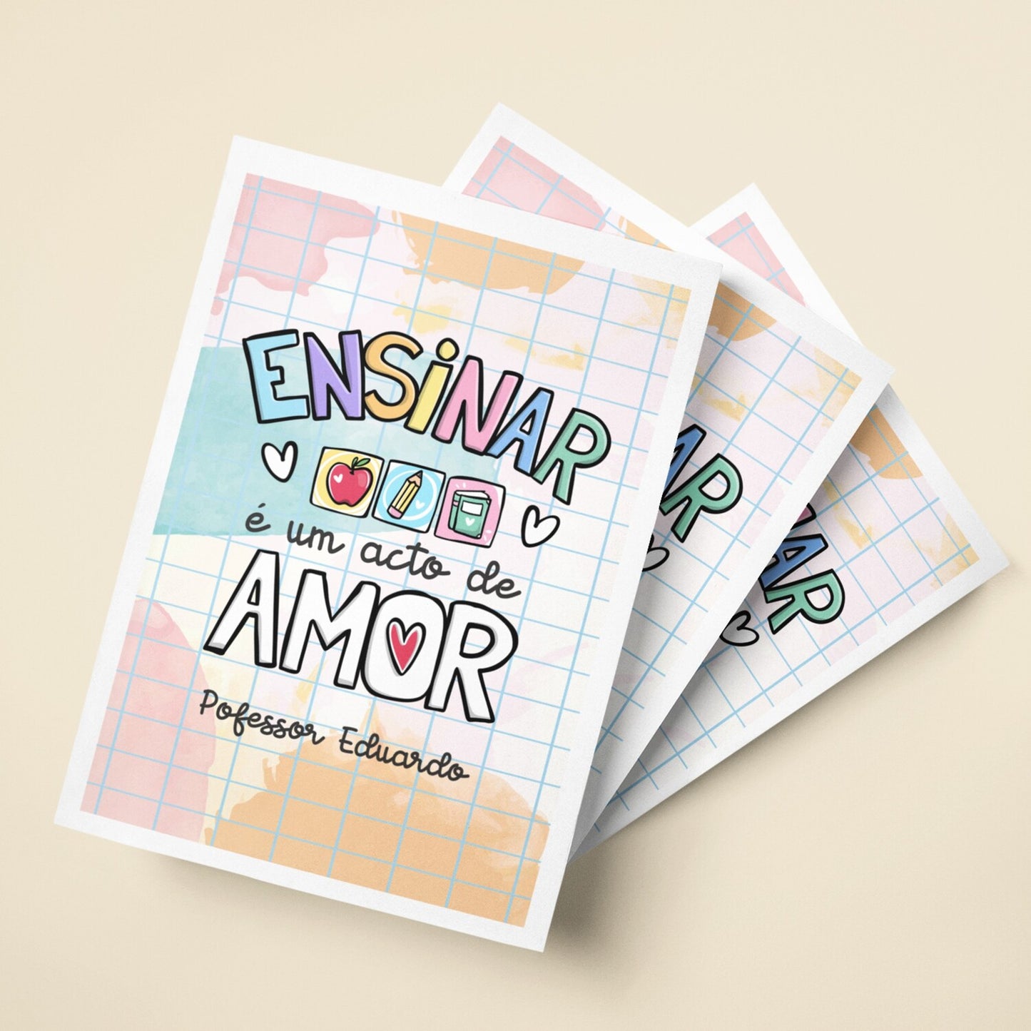Caderno "Ensinar é um ato de amor"