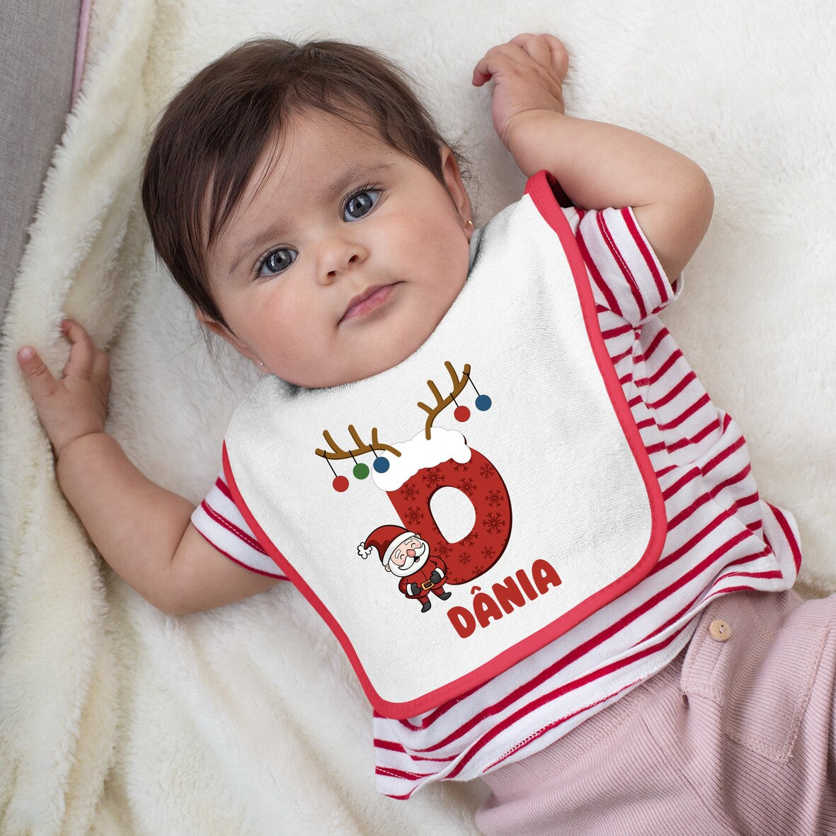 Body e/ou Babete "Pai Natal na Neve"