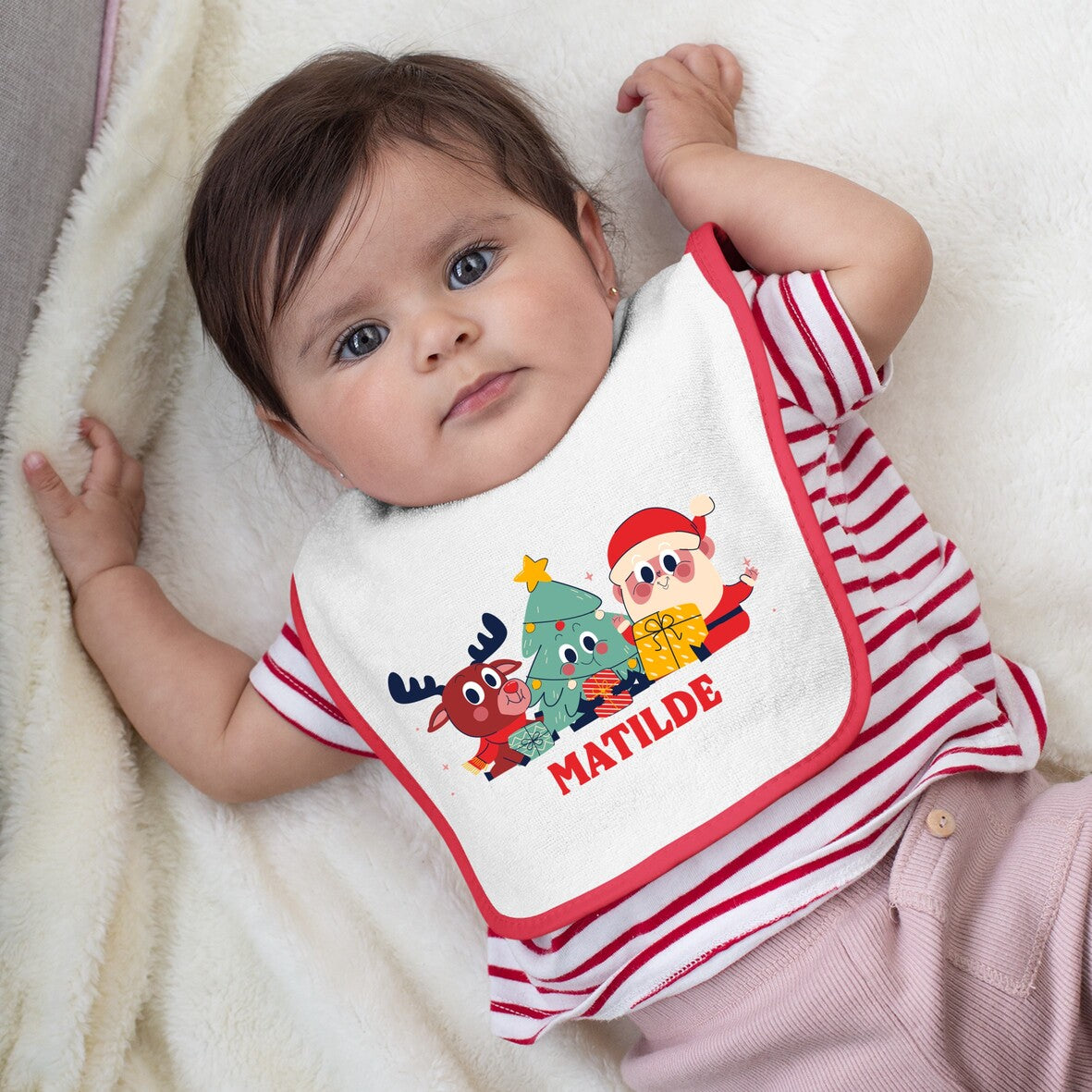 Body e/ou Babete "Trio de Natal"