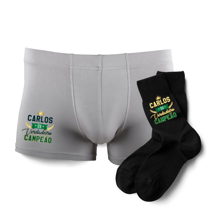 Boxer e/ou Meias "Campeão"