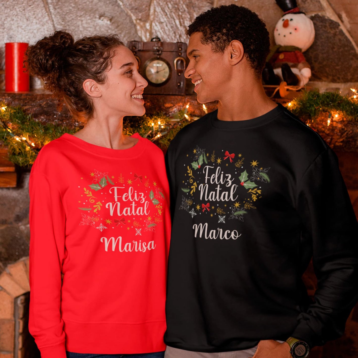 Camisola de Natal "Enfeites de Natal"