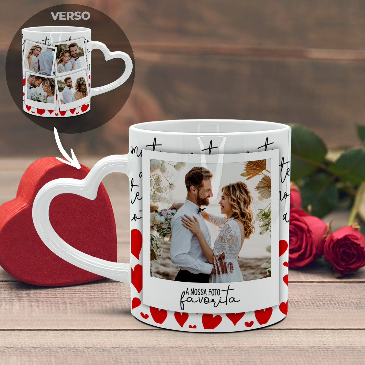 Caneca(s) Pega Coração "A nossa foto favorita"