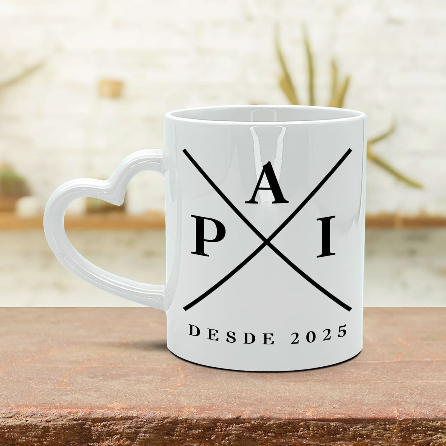 Caneca Pega Coração "P A I"