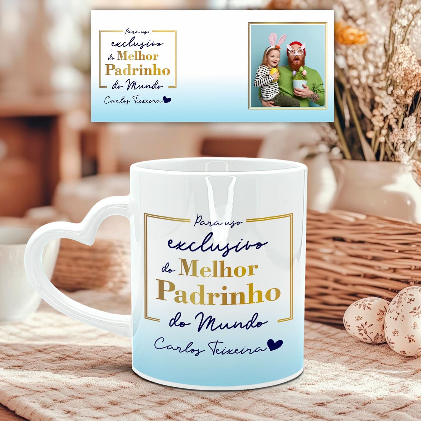 Caneca Pega Coração "Para uso exclusivo"
