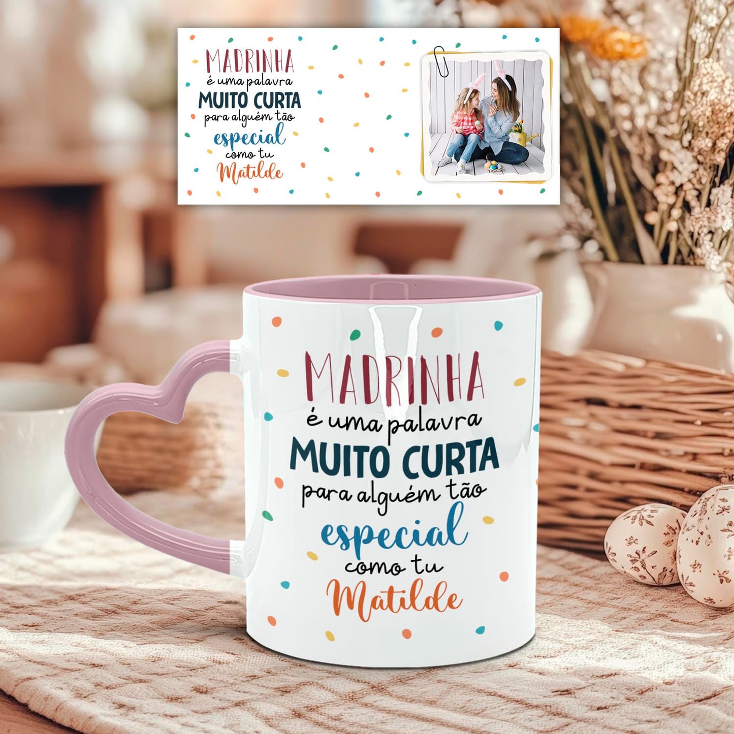 Caneca Pega Coração "Para alguém tão especial"