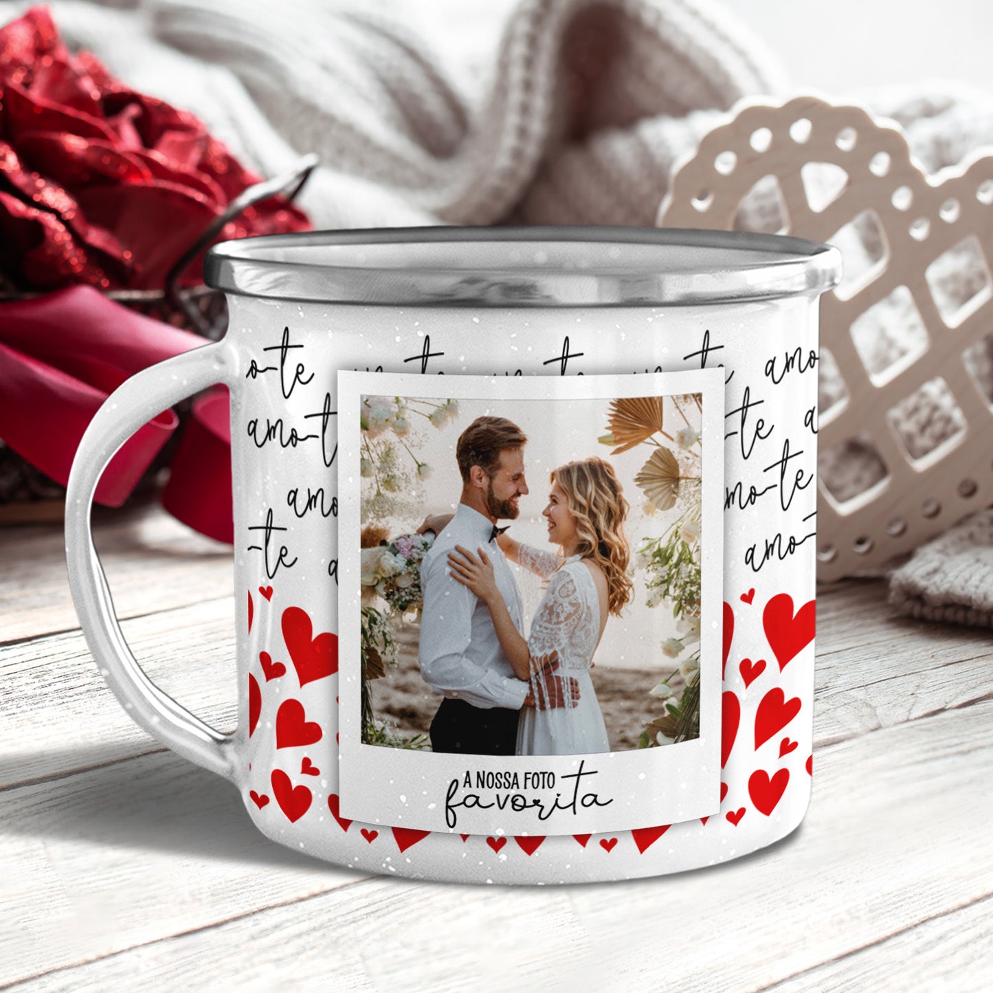 Caneca(s) de Esmalte "A nossa foto favorita"