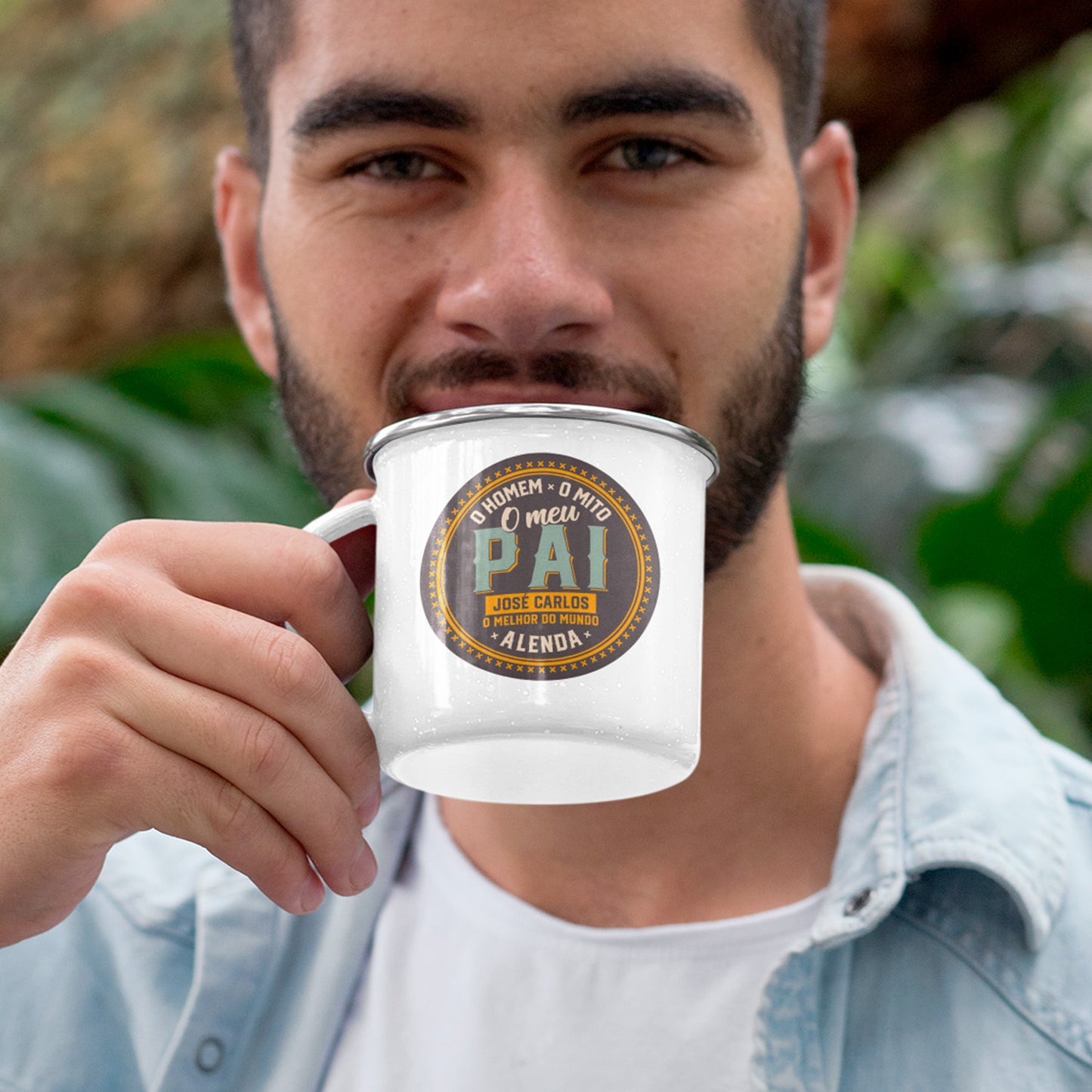 Caneca de Esmalte "A Lenda"