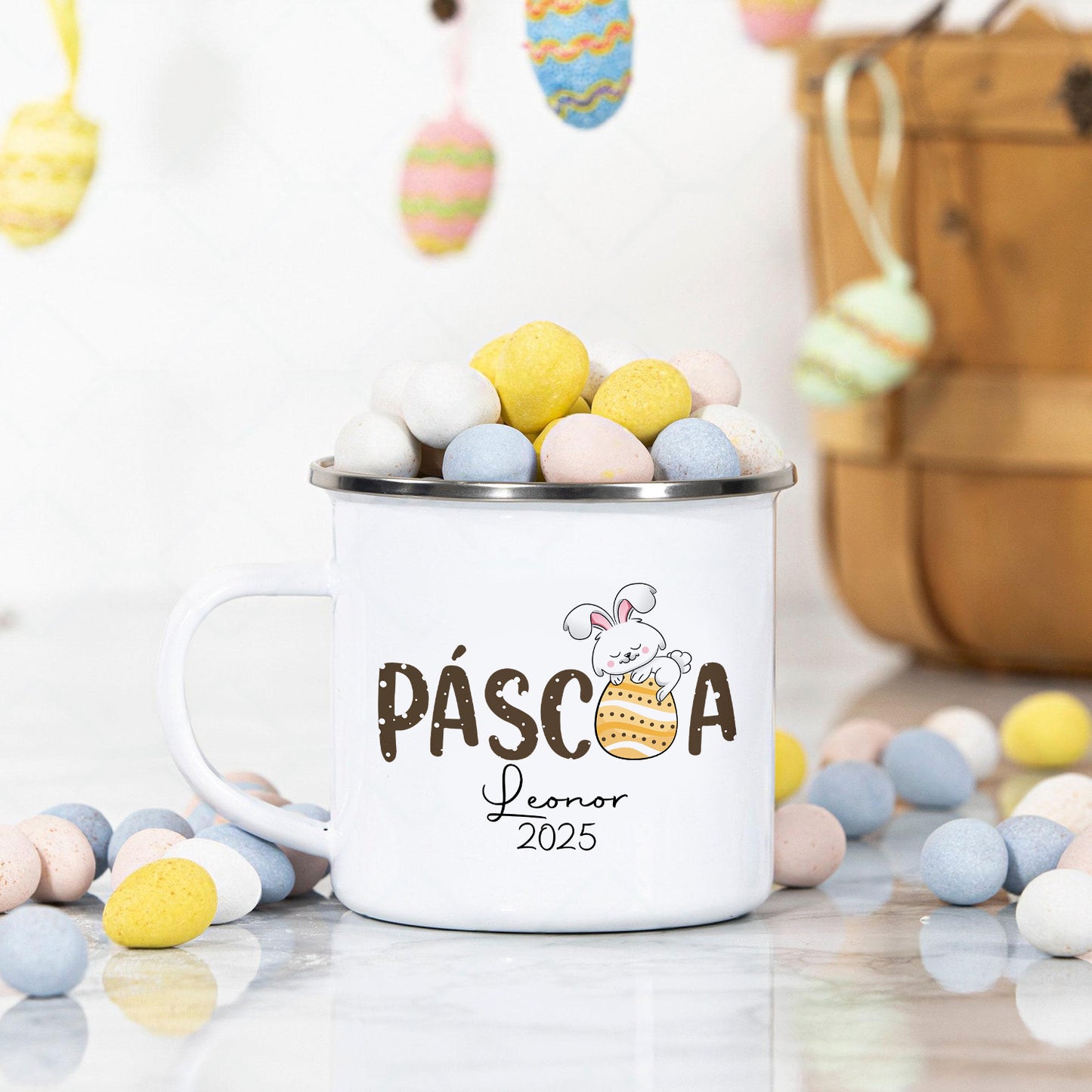 Caneca de Esmalte "Páscoa"