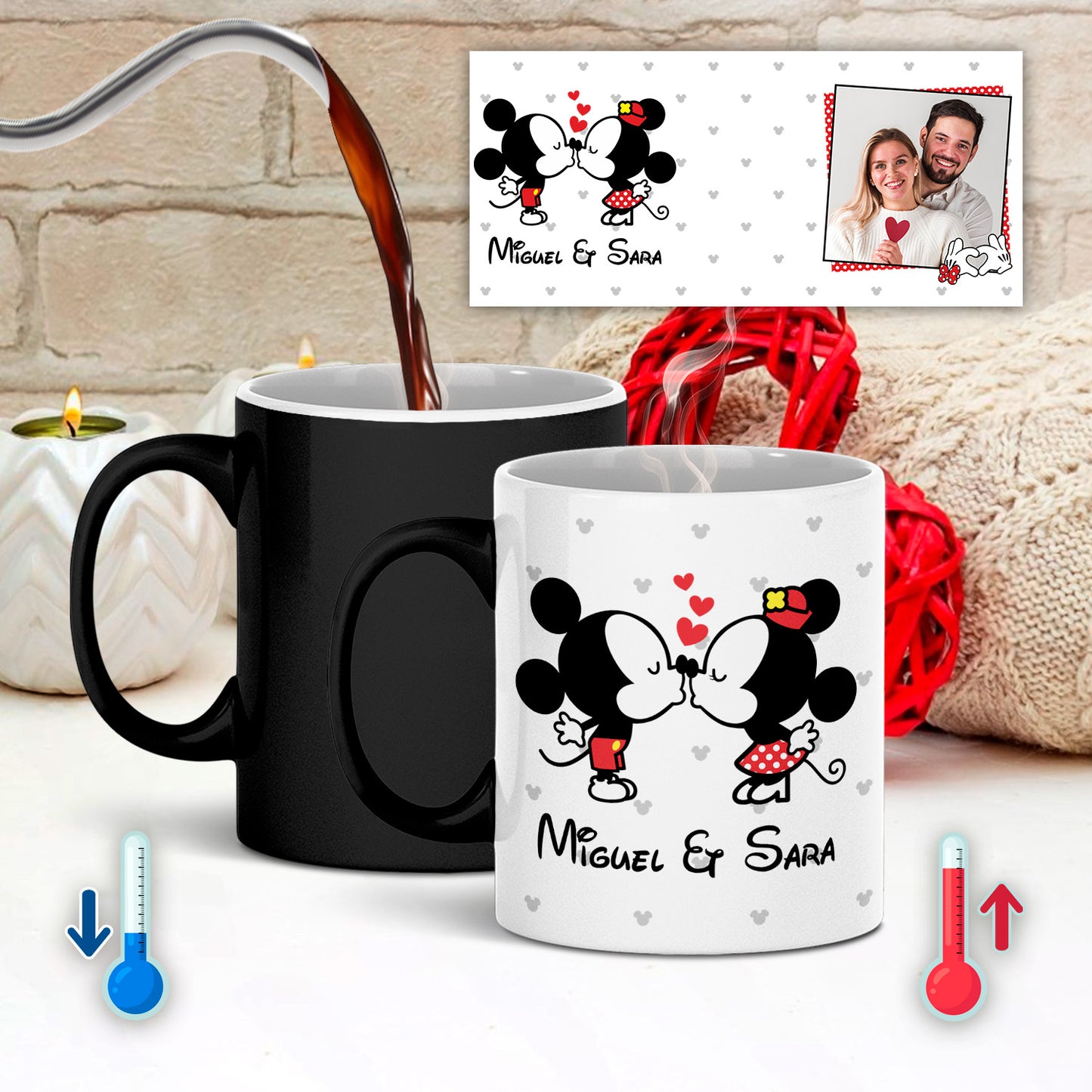 Caneca mágica "Apaixonados"