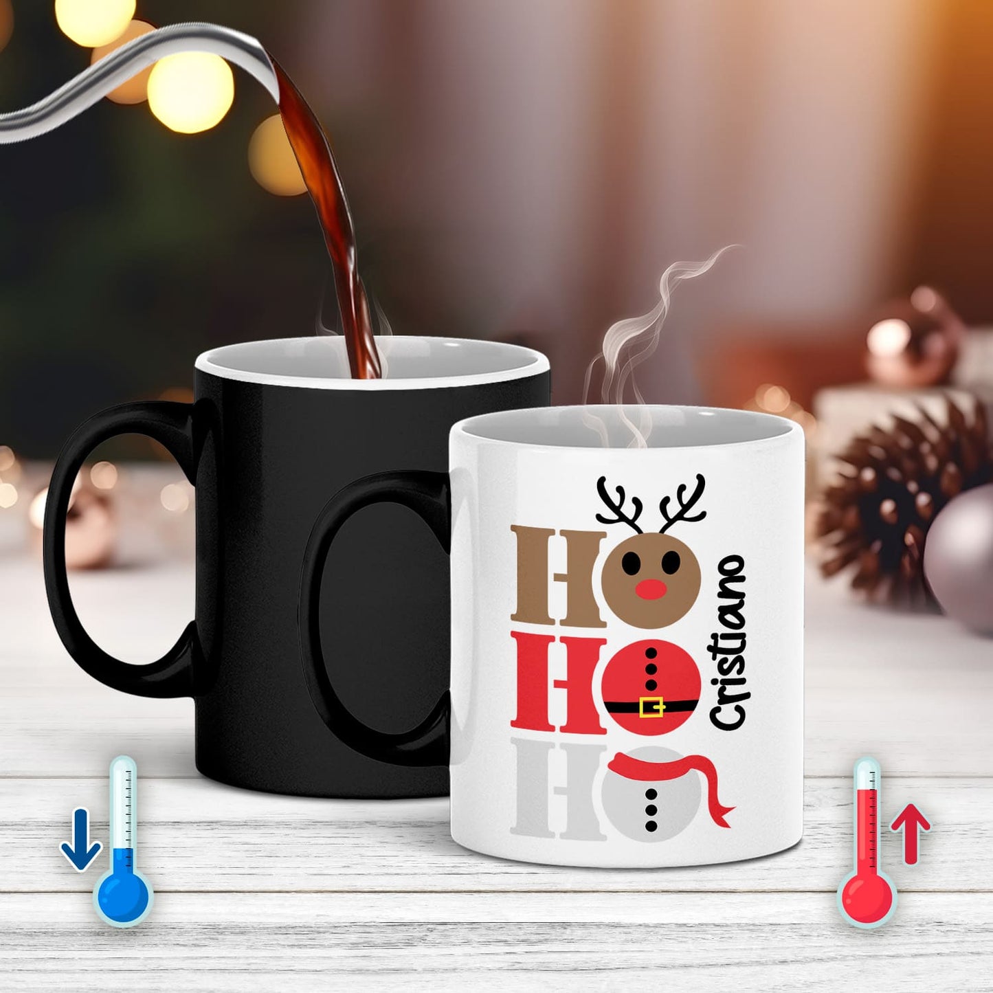 Caneca Mágica "Ho-Ho-Ho"