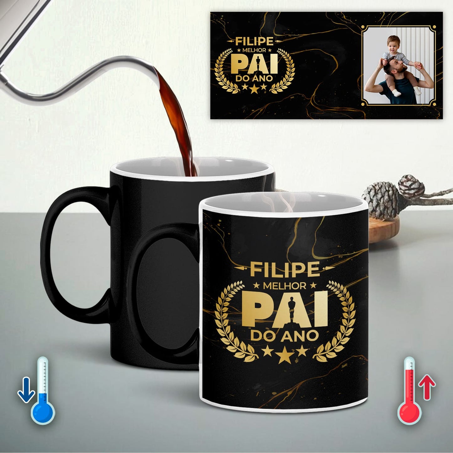 Caneca Mágica "Óscar: melhor pai do ano"