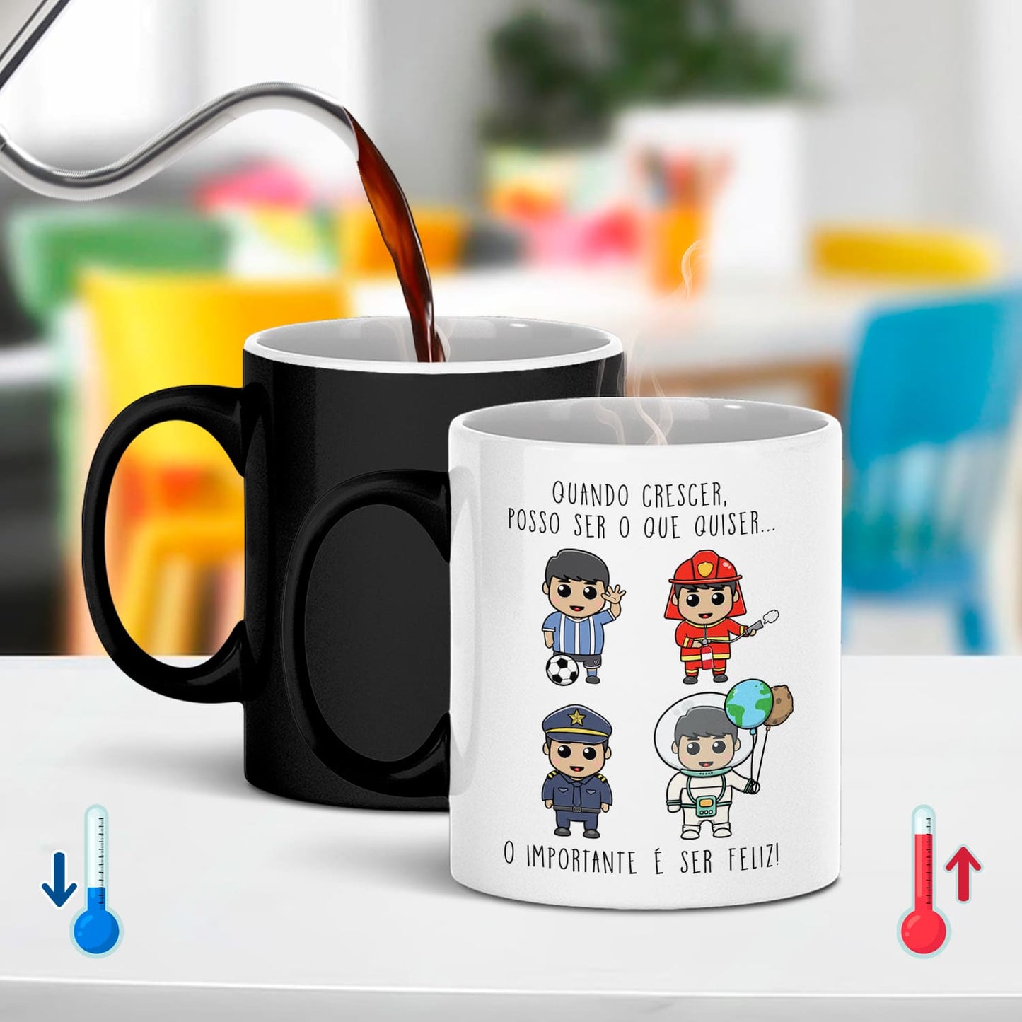 Caneca Mágica "Quando crescer posso ser o que quiser"