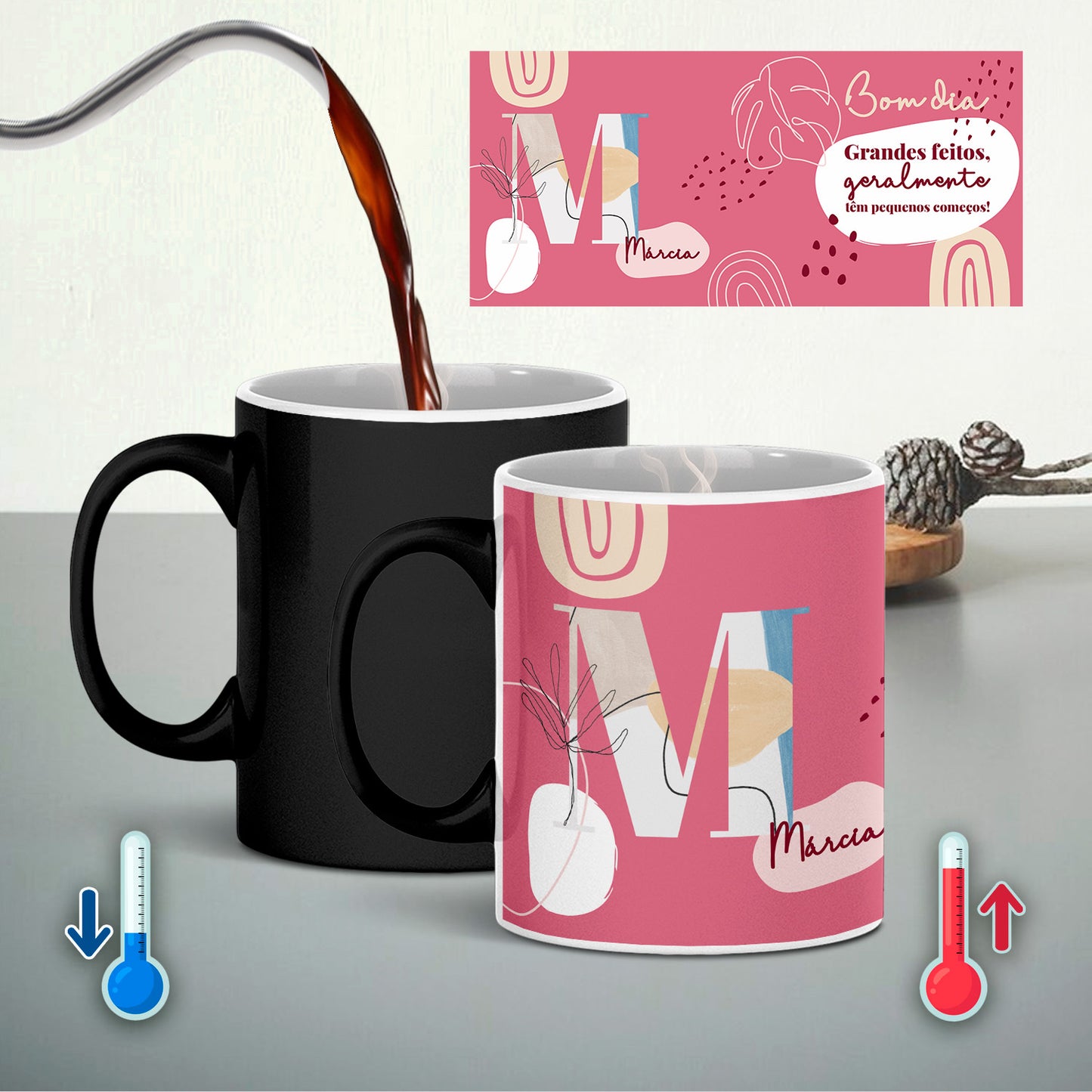 Caneca mágica "Motivação"