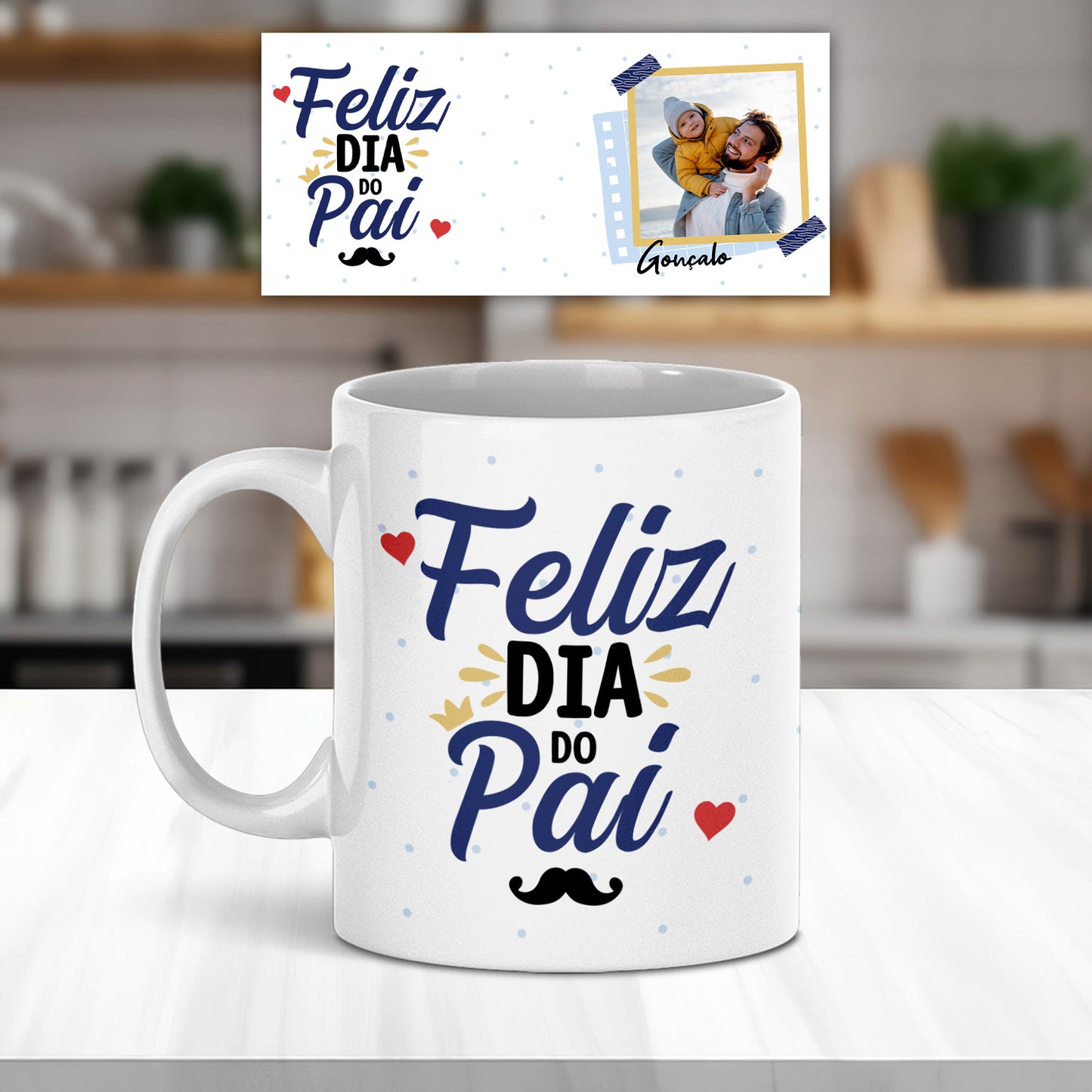 Caneca "Feliz Dia do Pai"