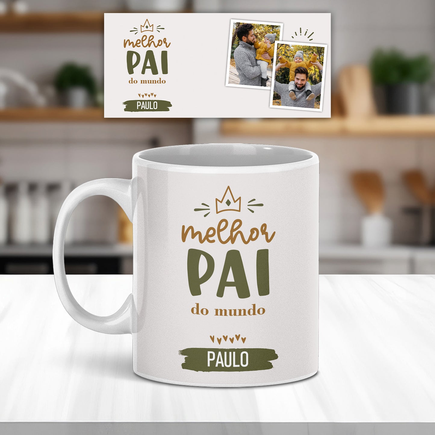 Caneca "Melhor do Mundo ♡"