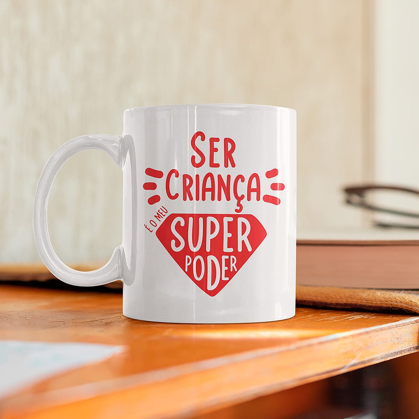 Caneca "Ser criança é o meu super poder"