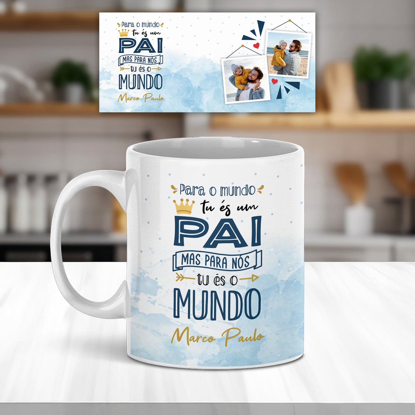 Caneca "Tu és o mundo"