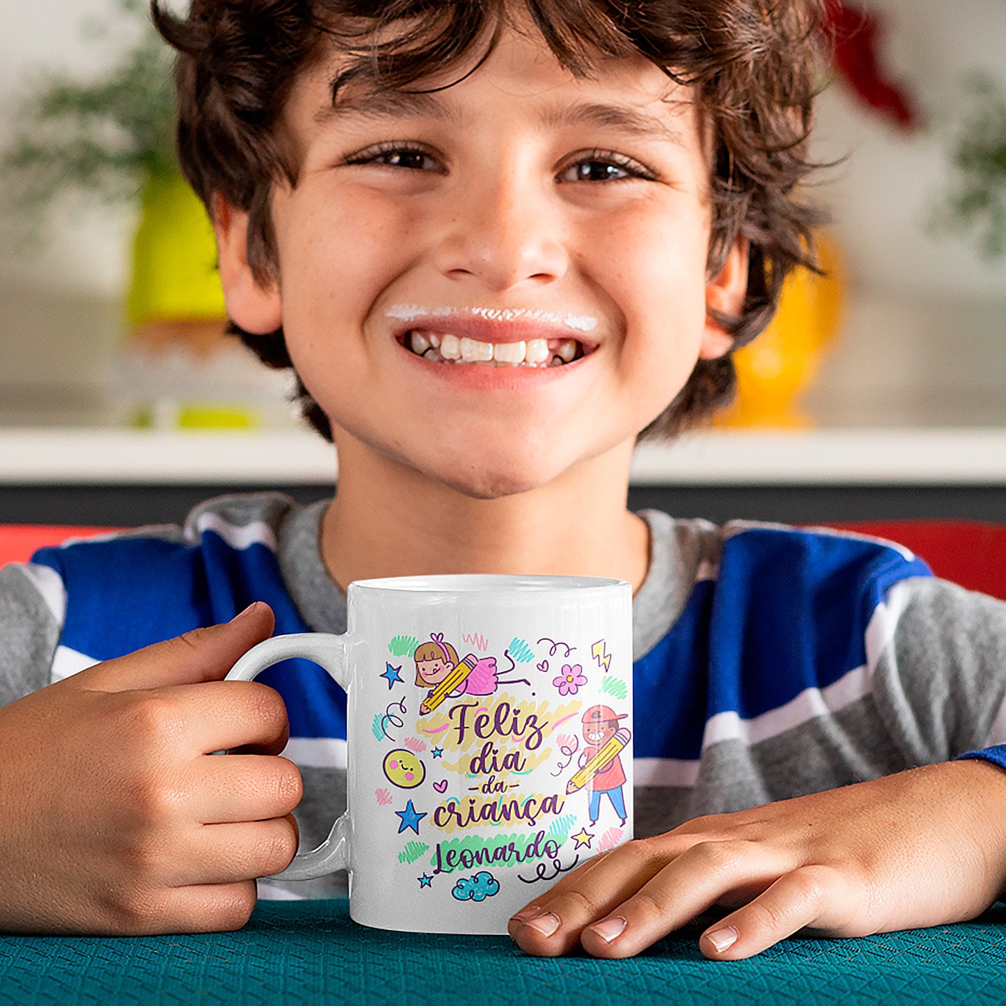 Mochila e/ou Caneca "Feliz Dia da Criança"