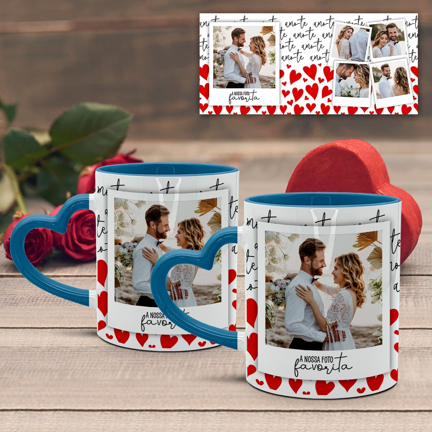 Caneca(s) Pega Coração "A nossa foto favorita"