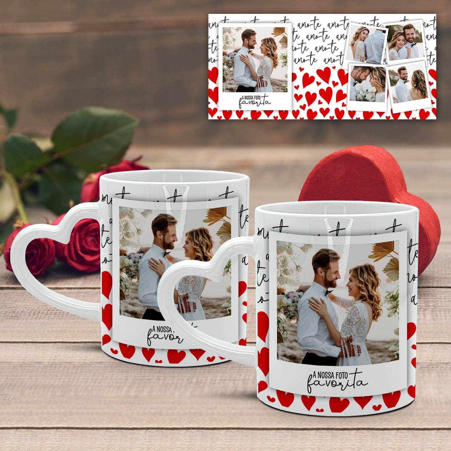 Caneca(s) Pega Coração "A nossa foto favorita"