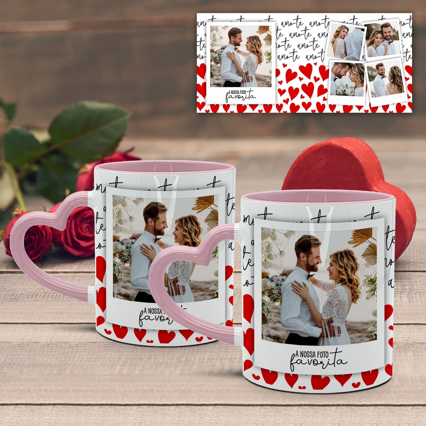 Caneca(s) Pega Coração "A nossa foto favorita"