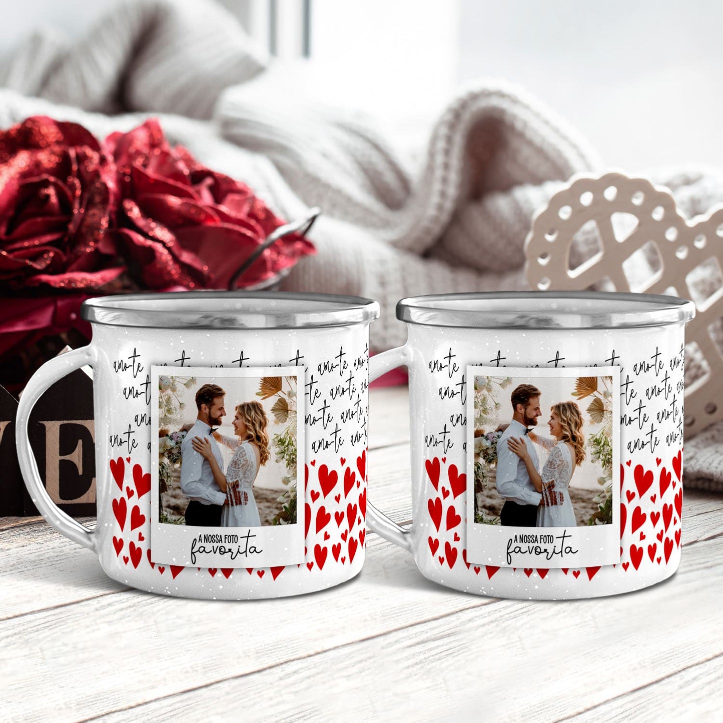 Caneca(s) de Esmalte "A nossa foto favorita"