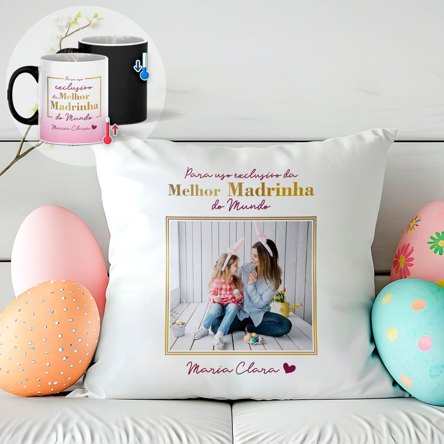 Almofada e/ou Caneca Mágica "Para uso exclusivo"