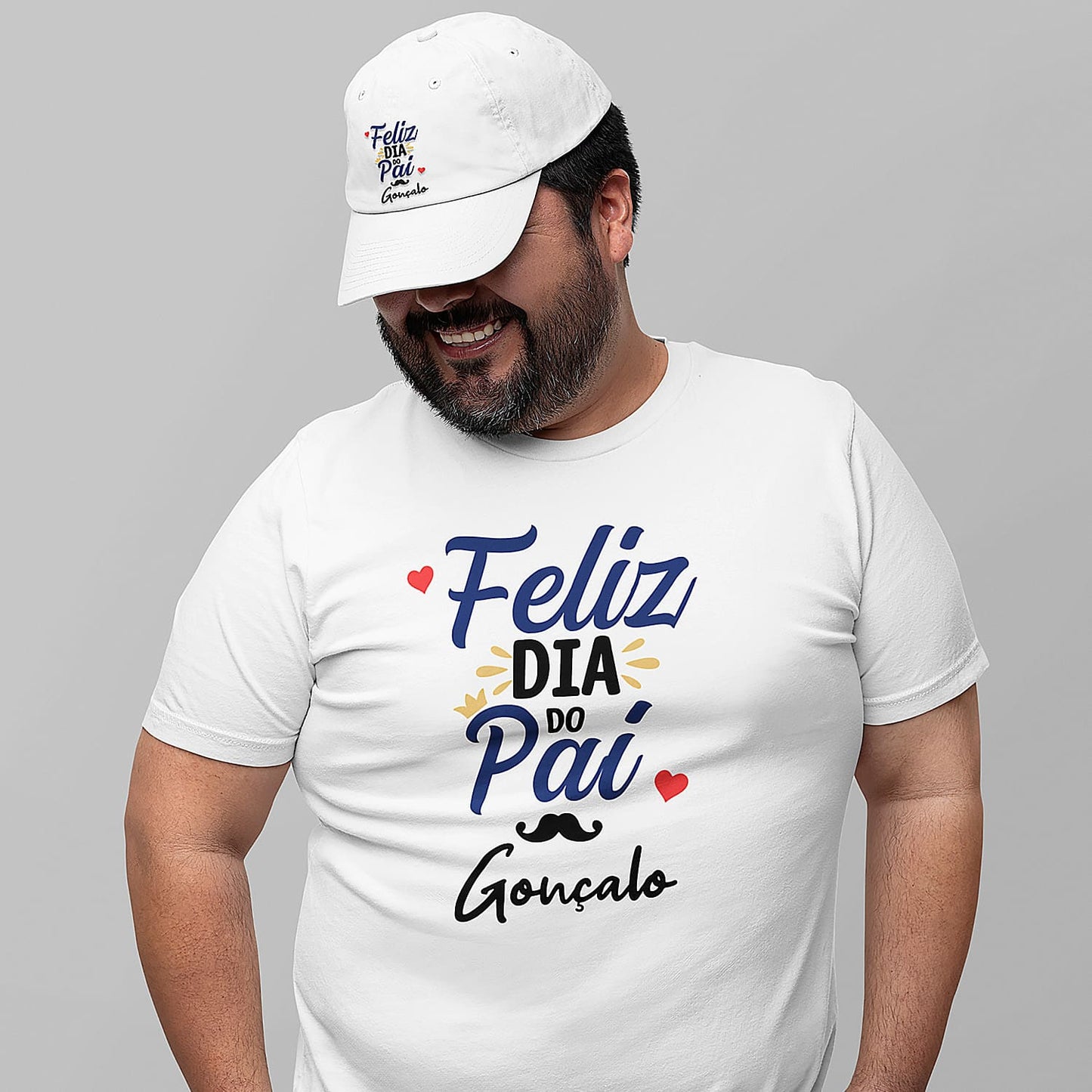 T-shirt e/ou Boné "Feliz Dia do Pai"