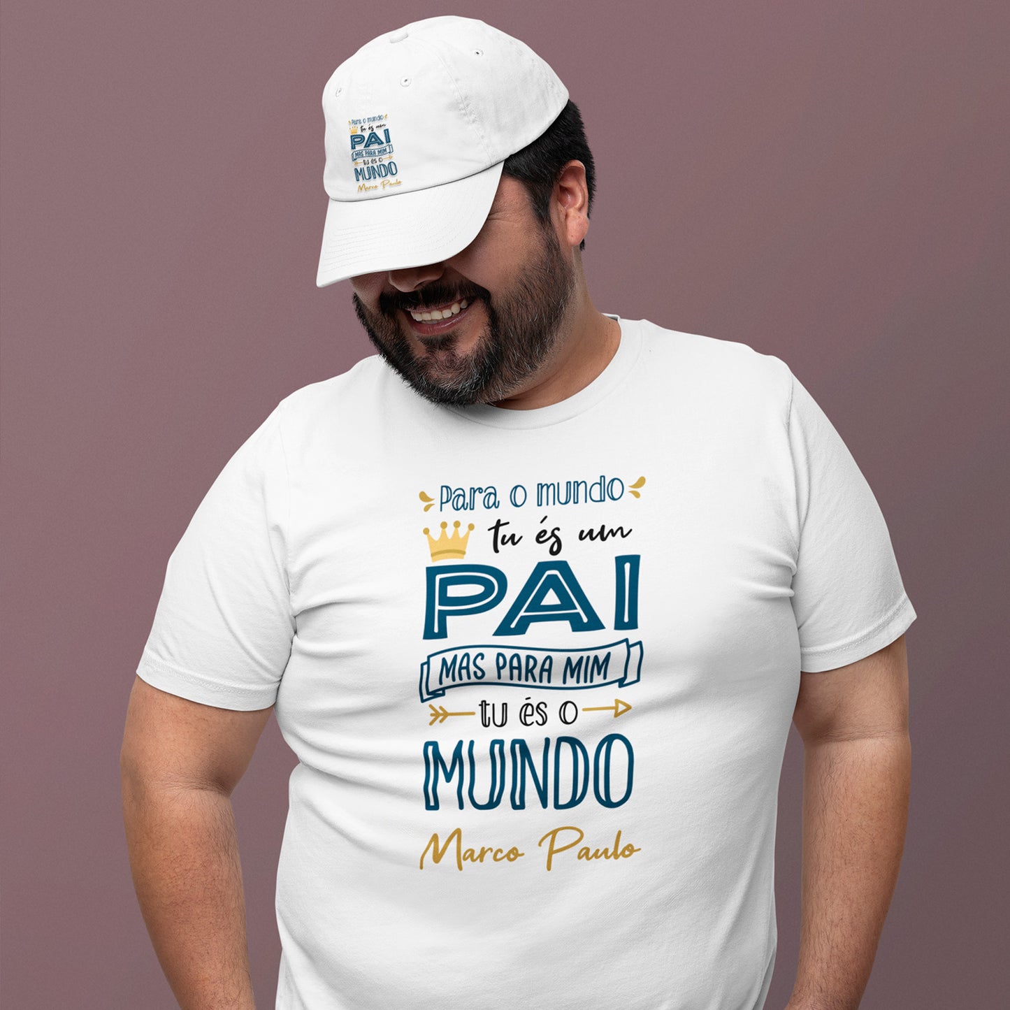 T-shirt e/ou Boné "Tu és o mundo"