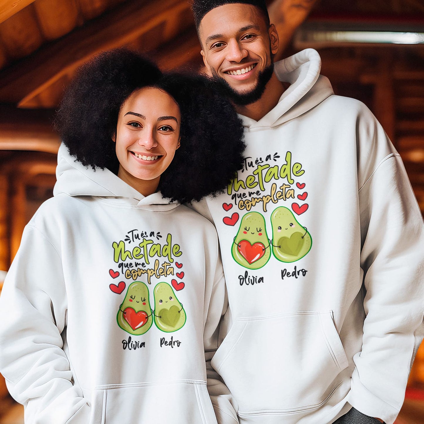 Sweatshirt "Tu és a metade que me completa"