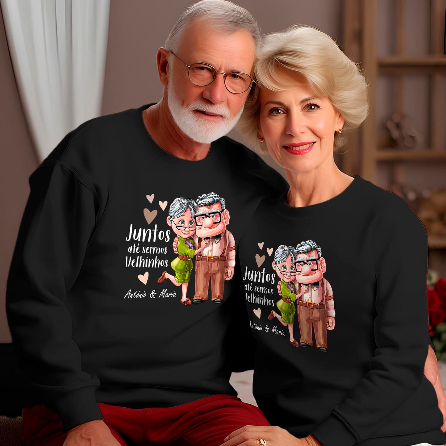 Camisola "Juntos até sermos velhinhos"