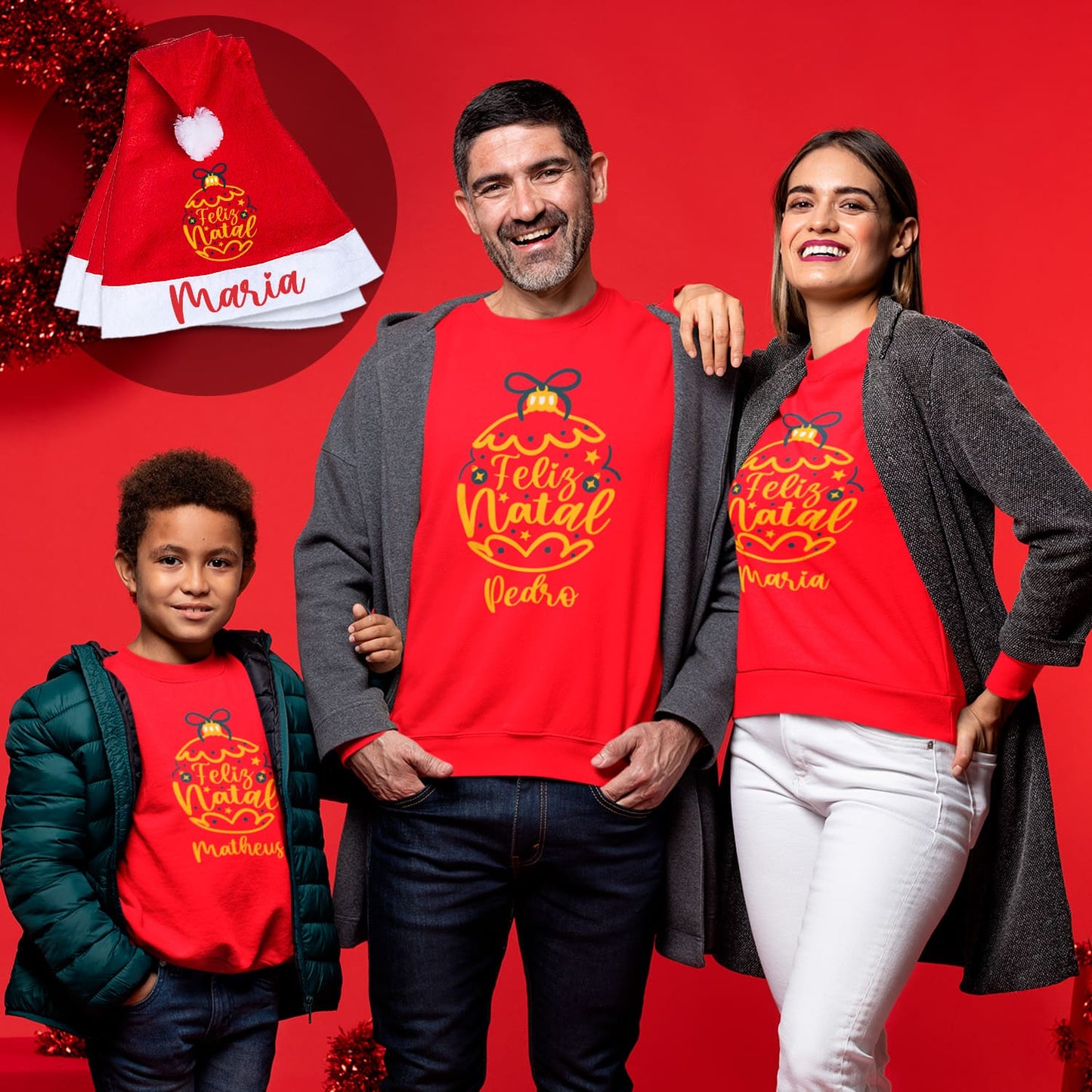 Camisola e/ou Gorro de Natal "Bola Natalícia"