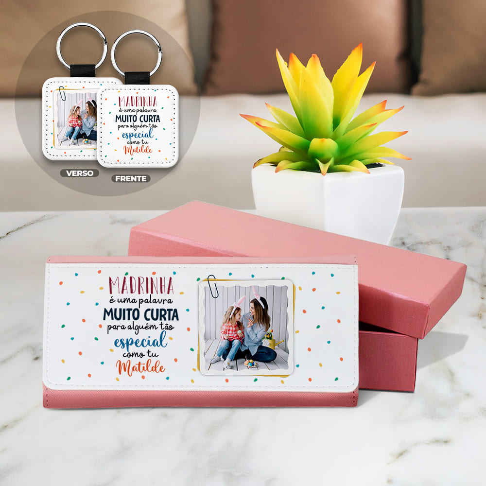 Carteira e/ou Porta-chaves "Para alguém tão especial"