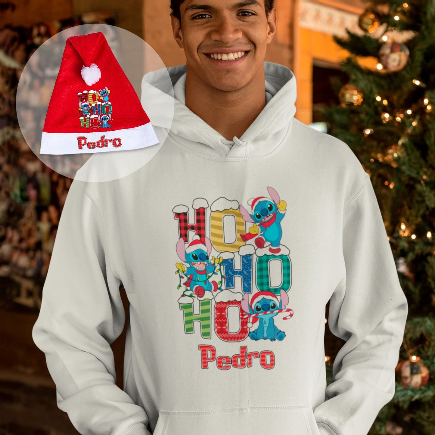 Sweatshirt e/ou Gorro de Natal "Traquinas do Natal"