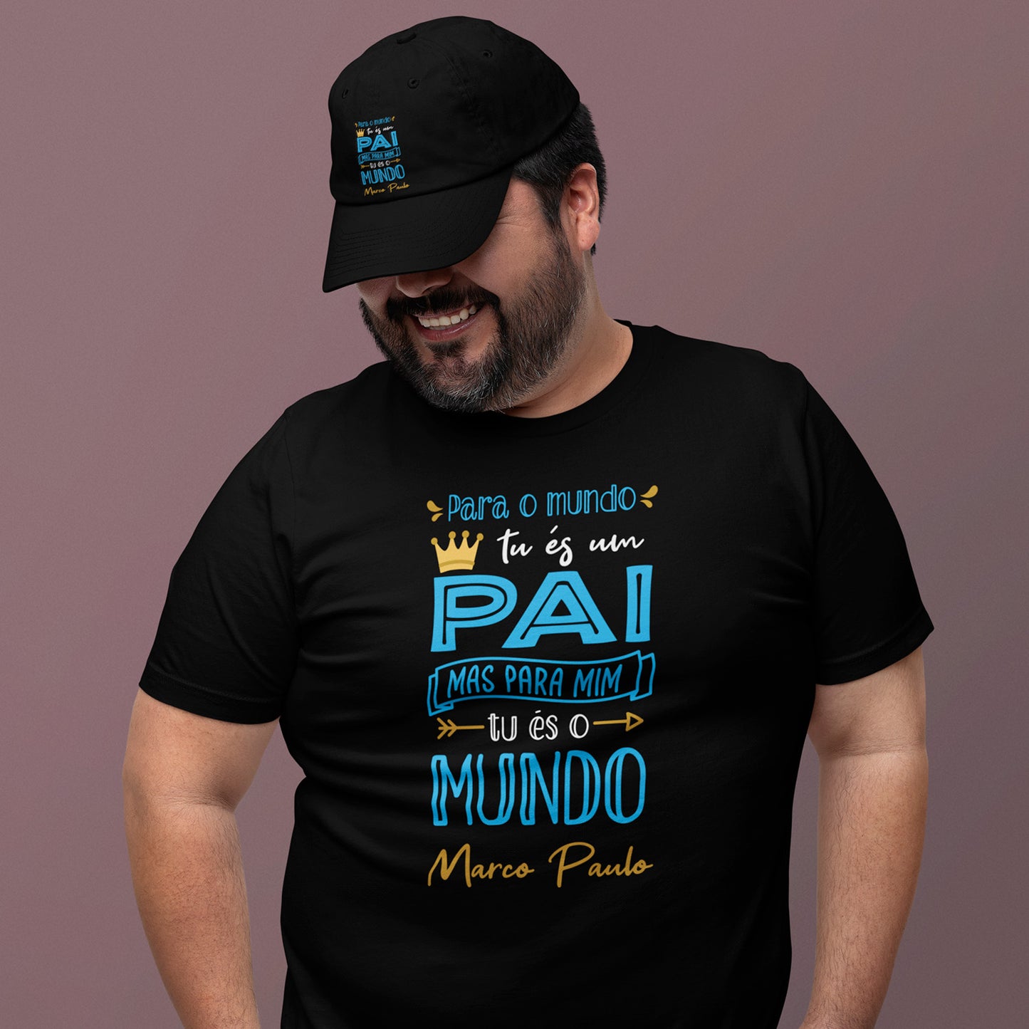 T-shirt e/ou Boné "Tu és o mundo"