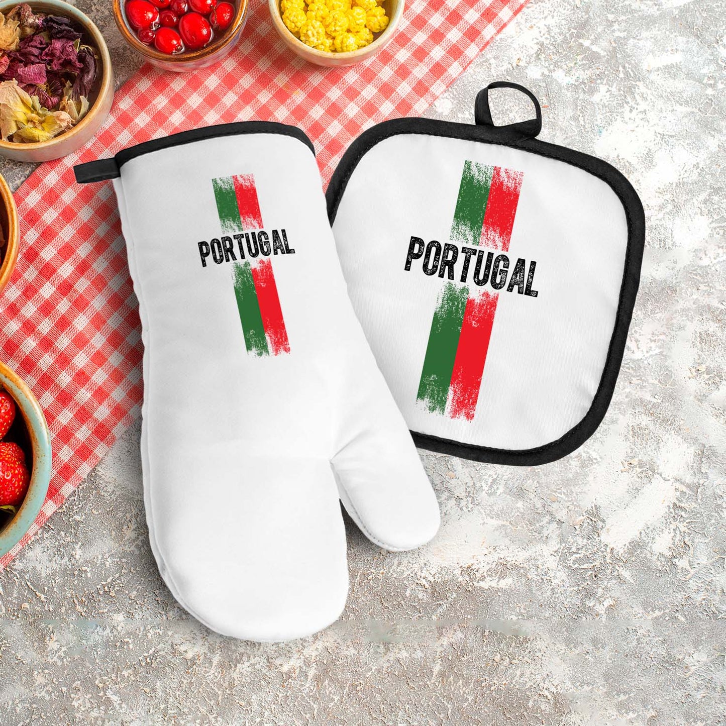 Avental e/ou Luva+Pega "Portugal"