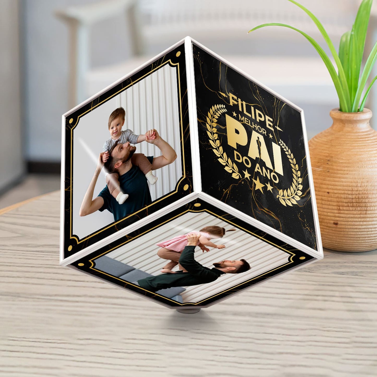 Cubo giratório "Óscar: melhor pai do ano"