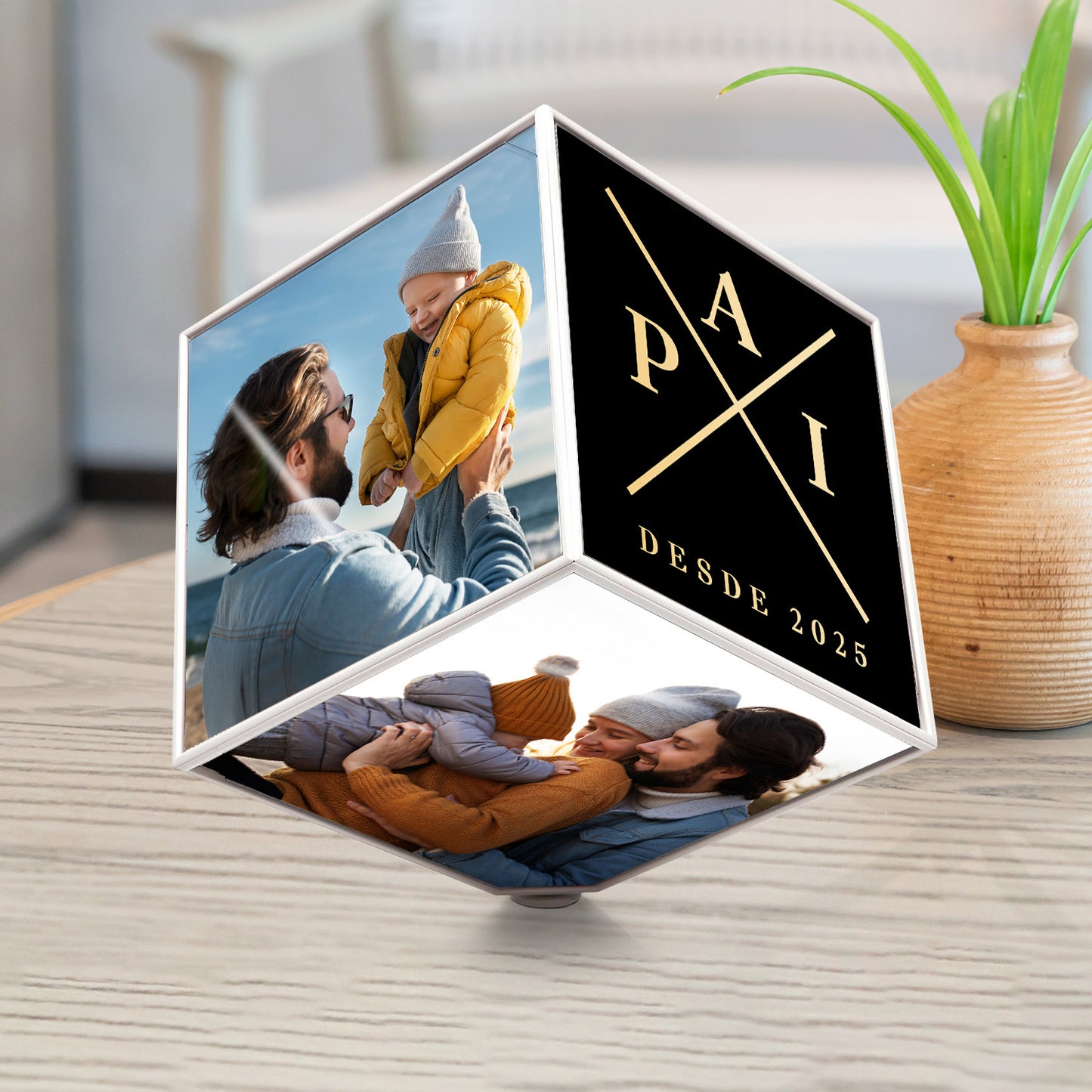 Cubo giratório "P A I"