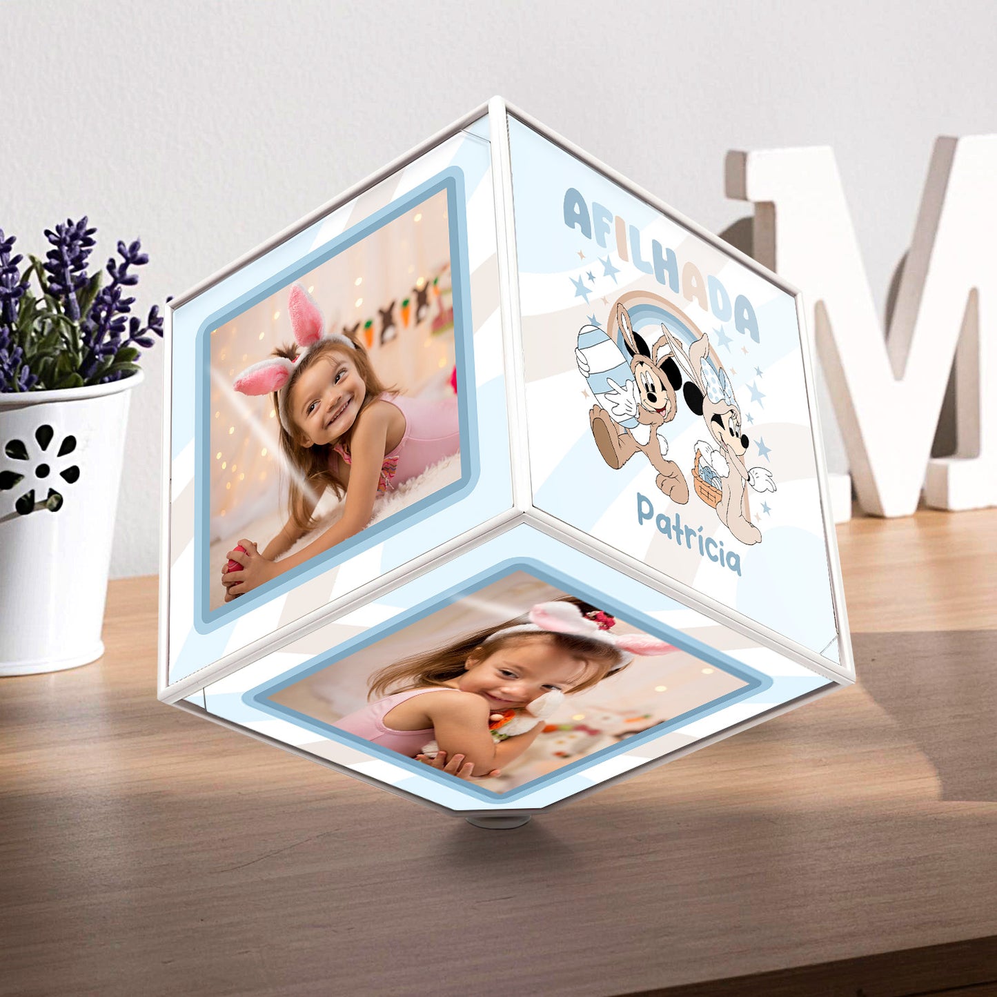 Cubo giratório "Páscoa Animada"