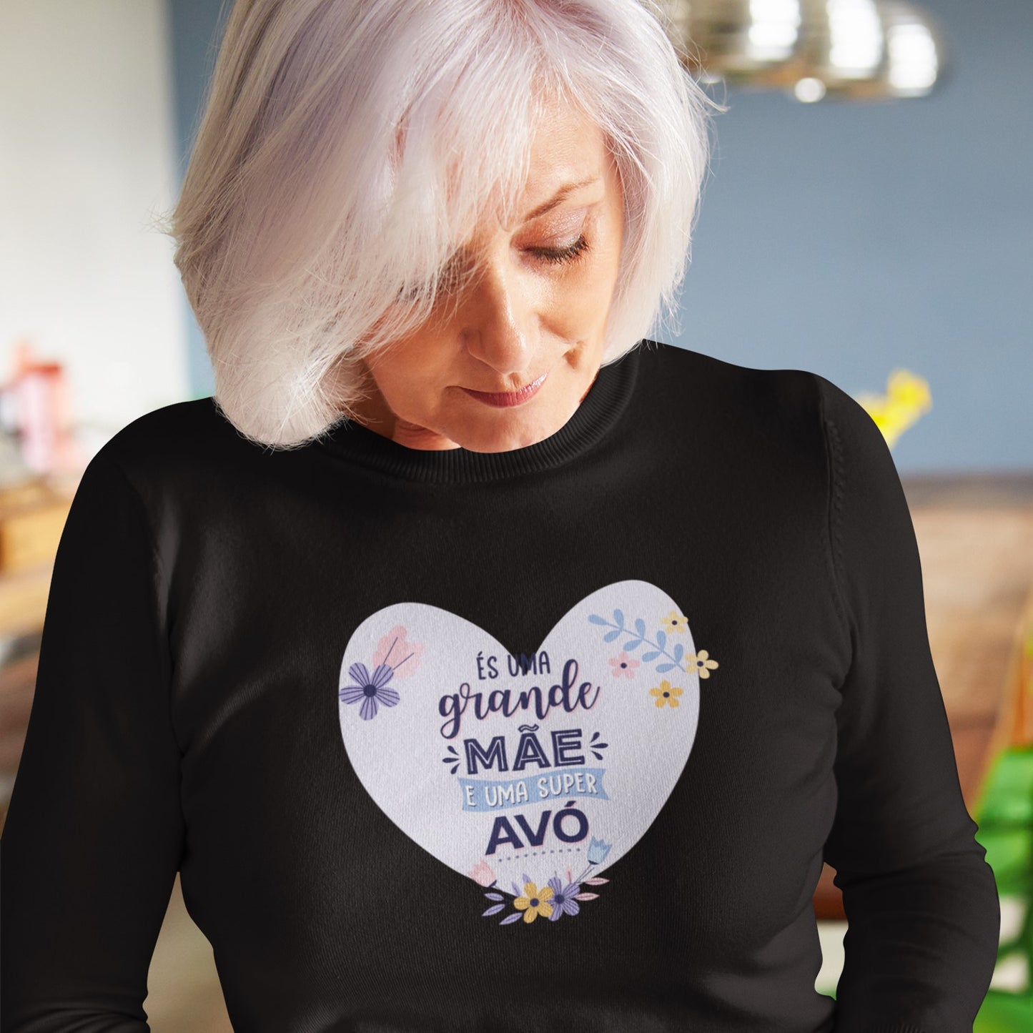 Camisola "És uma Grande Mãe e uma Super Avó"