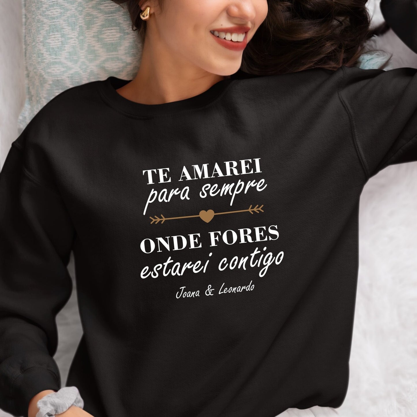 Camisola "Onde fores estarei contigo"